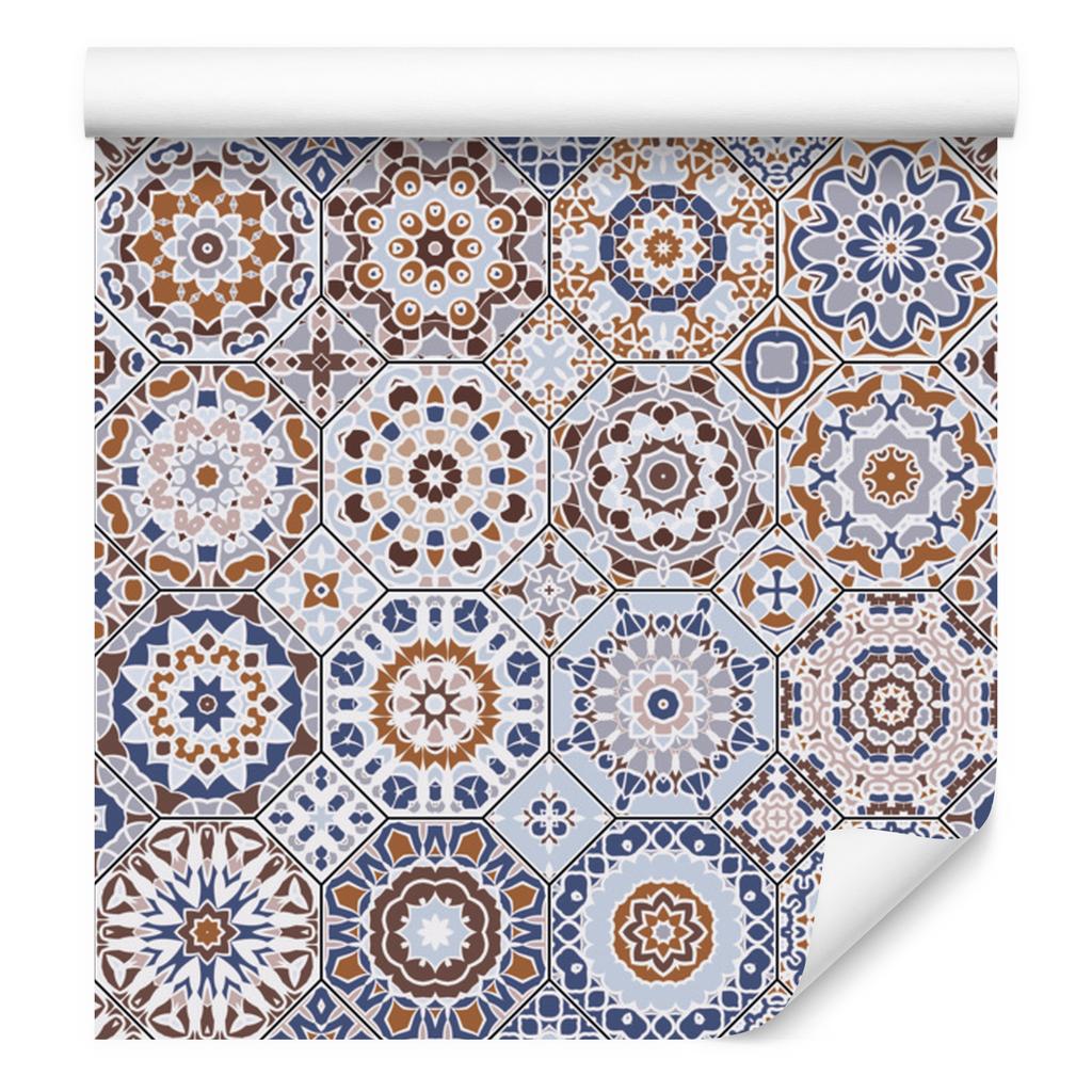 Colorful mosaic wallpaper in Arabic style for living room and bedroom 50x1000