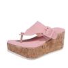 Women Platform High Heels Slippers Female Clip Toe Flip Flops Shoes Wedges Sandals Summer Fashion New Slides Pumps Zapatos