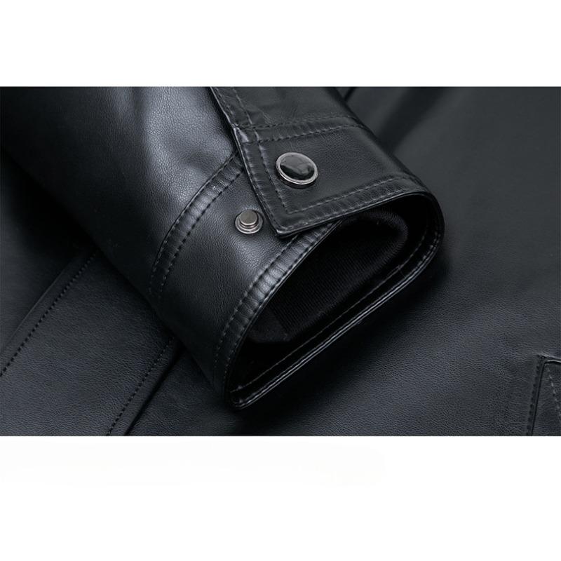 Leather Jacket Men's Genuine Leather Men's Winter New Fox Fur Collar Removable Lining Sheepskin Down Jacket Men's Jacket