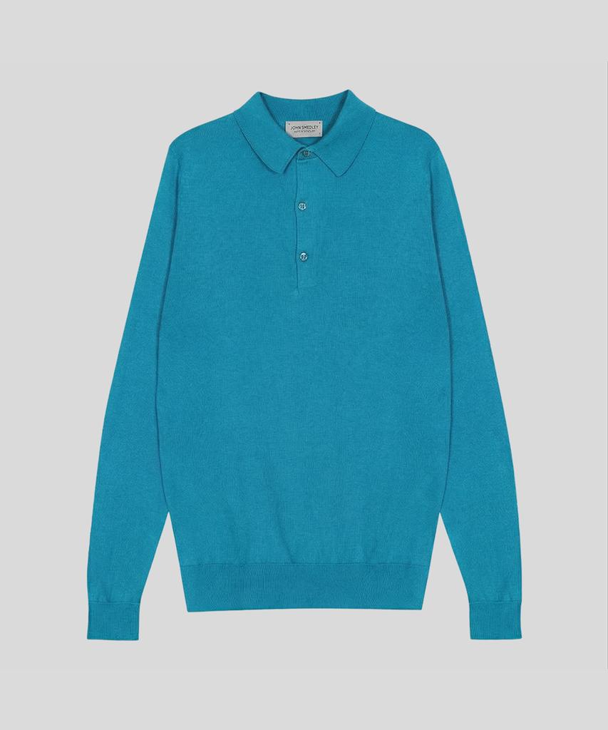 Jonseumedeulli Bradwell Sea Island Cotton Long Sleeves Polo Shirt Heritage Three 10 Colors (C Type)