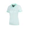 Soft Comfortable Classic Stylish Tennis Polo Shirt Women Tops Light-Green 2042A215-414