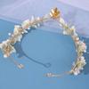 Forest Woodland Fairy Flower Leaf Crowns Handmade Leaves Hair Crowns Elf Headpiece  for Women