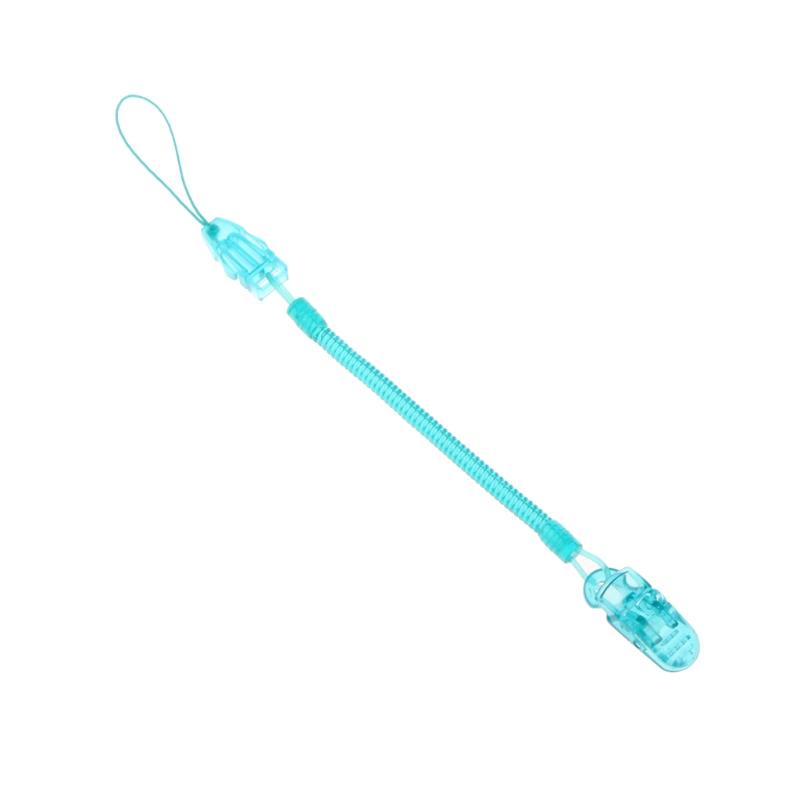 4 шт. Клипсы-цепочки для пустышки для детей, младенцев, малышей, держатель для пустышки, пружинный держатель-соска, клипса-цепочка, ремешок