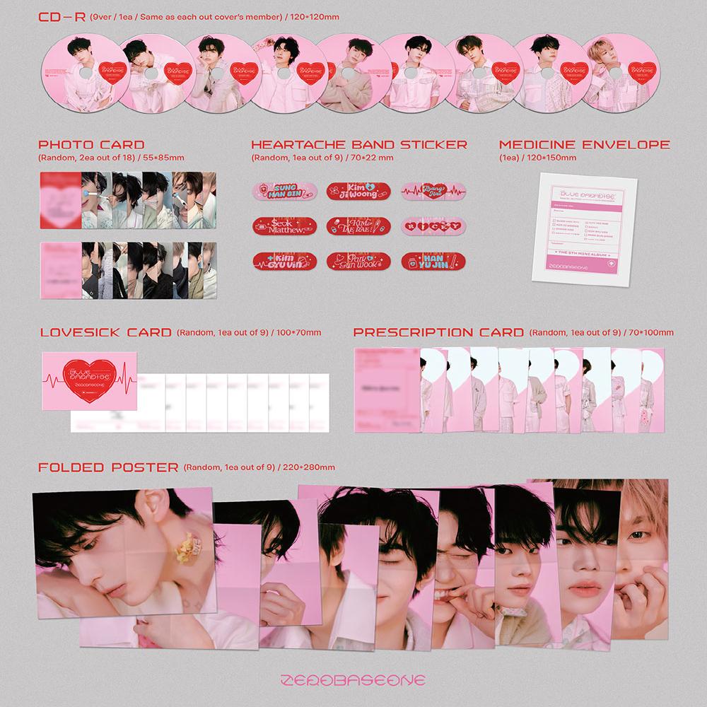 Предварительный заказ ZEROBASEONE 5th Mini Album Blue Paradise Digipack ver. И МАГАЗИН ПОБ