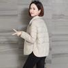 Women's Plus-size Thin Light Down Cotton Short Coat Autumn Winter Loose Cotton Jacket Winter Light Cotton Jacket