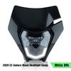 PowerZone Motorcycle Headlight Headlamp Head Light Supermoto Fairing For KTM EXC SXF MX Dirt Bike Enduro Headlight Black