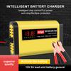 Car Accessories Digital LCD Display 2A Intelligent Fast Power Charging Full Automatic Car Battery Charger 3 Stages Lead Acid AGM GEL Battery-chargers