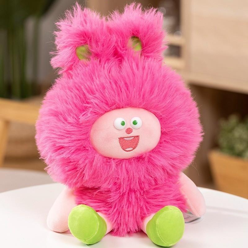 Причудливая длинношерстная плюшевая игрушка Милая подушка для детей Синий кот Набивная игрушка из ПП хлопка