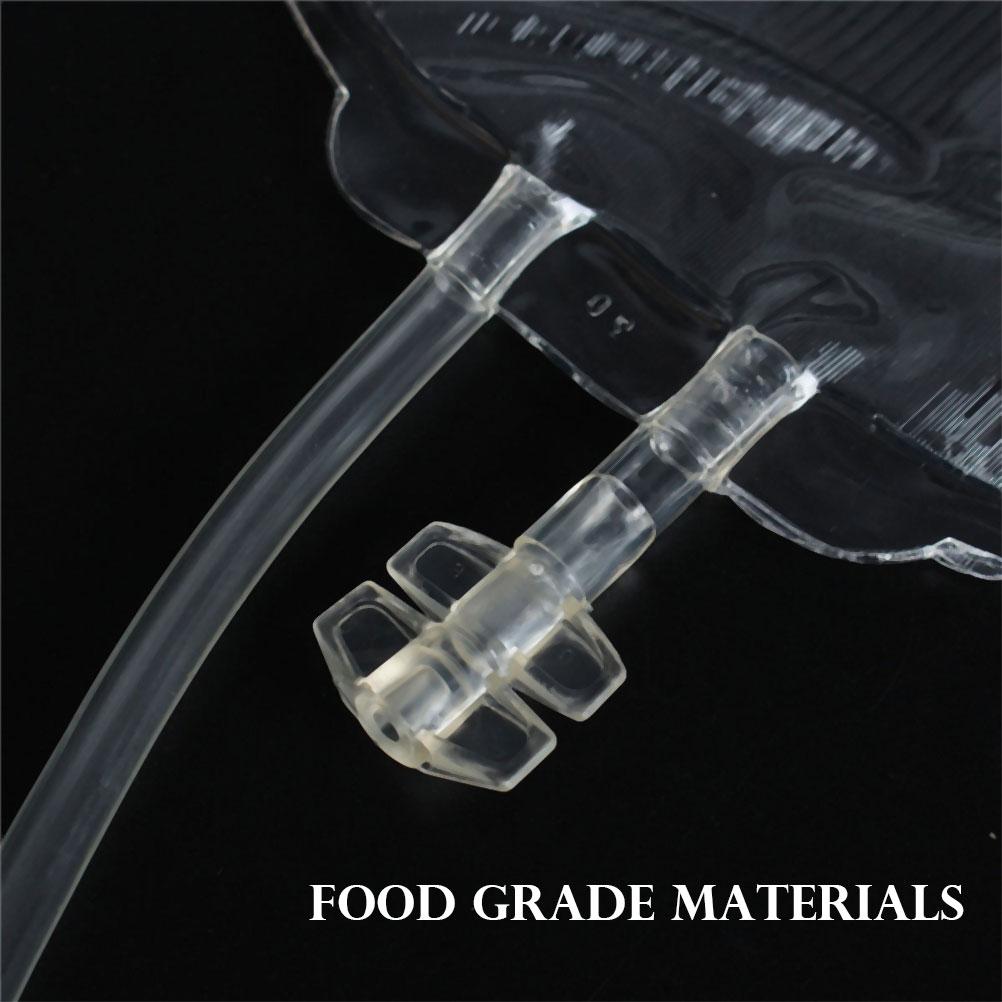 Хэллоуин прозрачный медицинский пластиковый пакет для крови 350 мл многоразовый пакет для энергетического напитка из крови