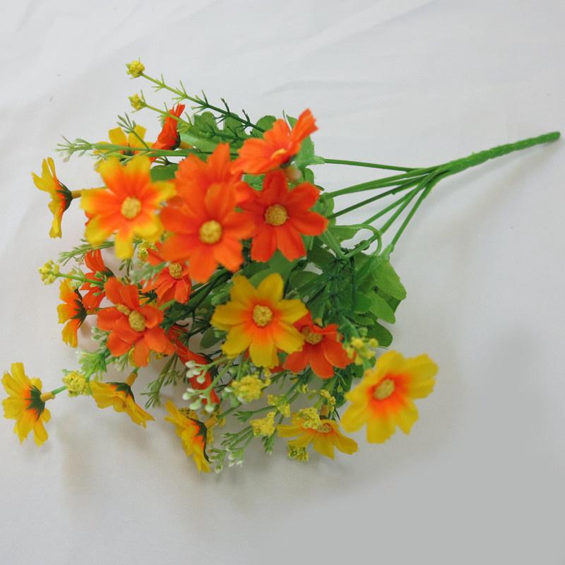 Домашний сад Свадебное украшение Новый подарок своими руками пластиковая цветочная гирлянда домашний декор искусственный цветок имитация цветов ромашка цветок поставка