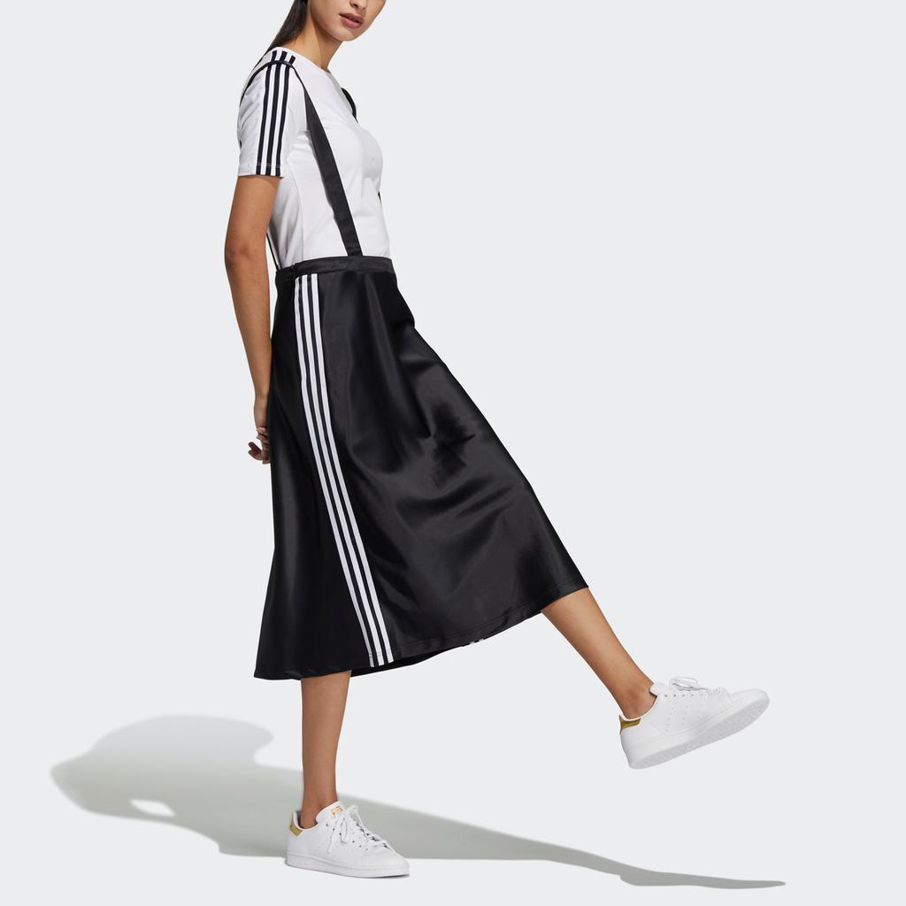 adidas Оригинальные midi повседневные короткие юбки женские черные умеренной средней длины другие H39021