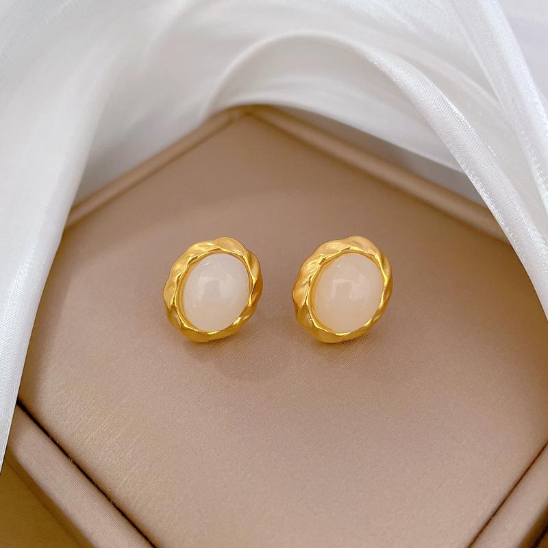 Минималистичные серьги-пусеты в форме кошачьего глаза, холодные мужские и женские серьги, личность, темперамент, банкетные серьги