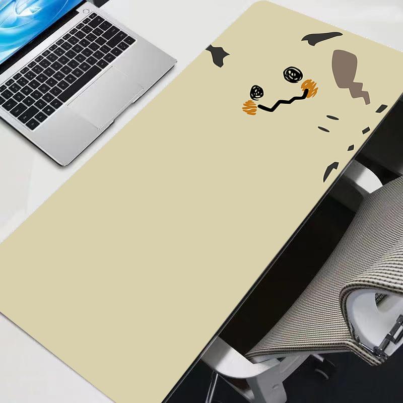 Mouse Pad notbook gamer Pokemon Pikachu Large Keyboard NonSlip Rubber Computer Carpet Desk Mat PC Gamer x MousePad