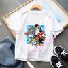 Paw Patrols Girl White T Shirt  Cartoon Skye Short Sleeve Tops Summer Kids Korean Clothes Baby Casual Tees Cute Birthdays Gifts