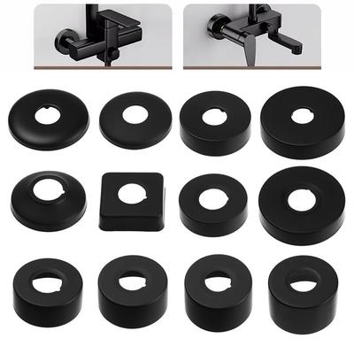 Черная декоративная крышка для смесителя из нержавеющей стали, настенная крышка-фланец, новый фланец для душевой штанги