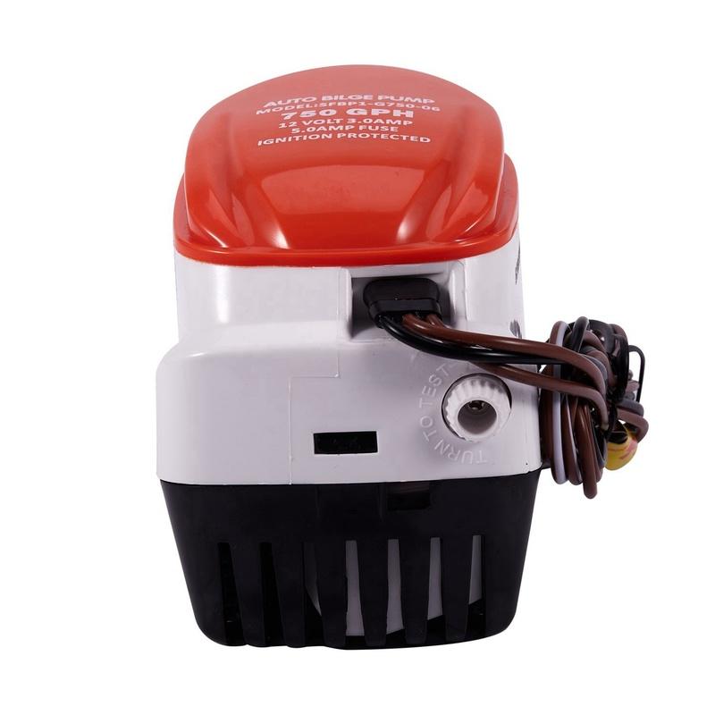 2X Automatic 12V Bilge Pump 750Gph With Internal Float Switch Auto Water Boat Submersible Auto Pump
