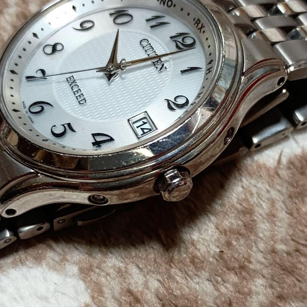 Б/у титановые часы Citizen Exceed Eco-Drive с радиоконтролем