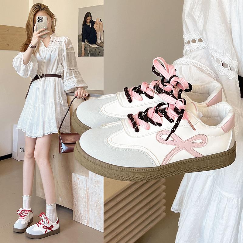 Милые корейские женские весенне-летние новые универсальные нишевые дизайнерские легкие студенческие туфли для моральной подготовки