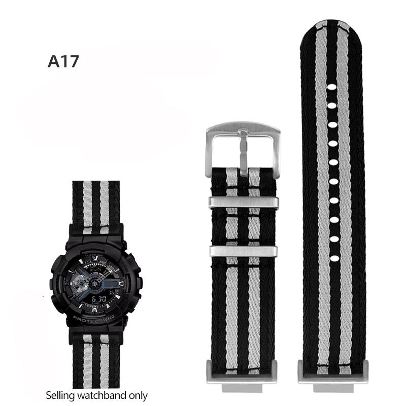 Нейлоновый холщовый ремешок для часов для GSHOCK Casio DW5600 DW-5600 GA110 GA100 GA120 GM2100 GA2100 GA2110 Модифицированный ремешок Спортивный ремешок