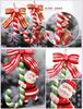Christmas Decorations Santa Claus Snowman Small  Candy Cane Ornaments Christmas Tree Decoration Ornaments