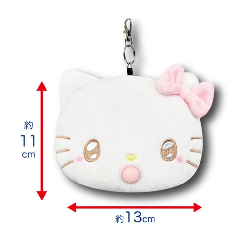 Чехол для катушки Hatayama Shoji Sanrio Face Angel Baby Hello Kitty В11 x Ш13 см 63202594 Прибл.
