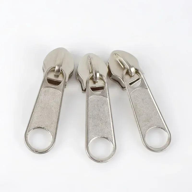 Meetee 5/10/20 шт. 5# Бегунок для молнии для нейлоновых молний Пластиковые спиральные молнии Головки бегунка Ремонтные наборы DIY Швейные аксессуары для одежды