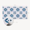 Self-Adhesive Panel With Print - Perfect For The Kitchen 100x50 cm Floral Pattern with Leaves