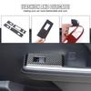 Soft Carbon Fiber Car Inner Door Glass Lifting Frame Panel Trim Sticker For Toyota Highlander -2026 Car Accessories