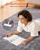 Indoor Plush Area Rugs, 2.74 x 3.66 m Plush Carpet, Area Rugs Furry with Long Plushs Pile, Thick & Durable High-Pile Rug for High-Traffic Areas,