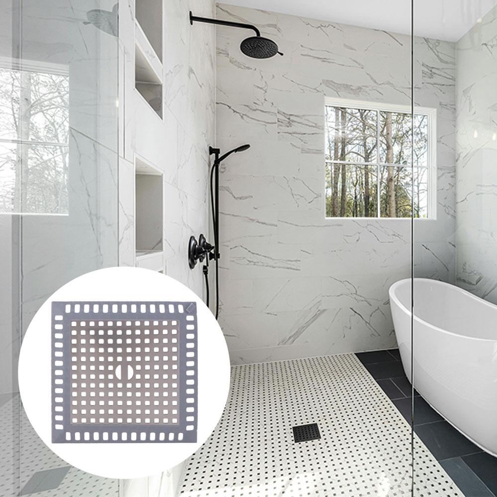 Multi Purpose Bathtub Drain Cover Square Anti-blocking Strainer Shower Drain Strainers Kitchen
