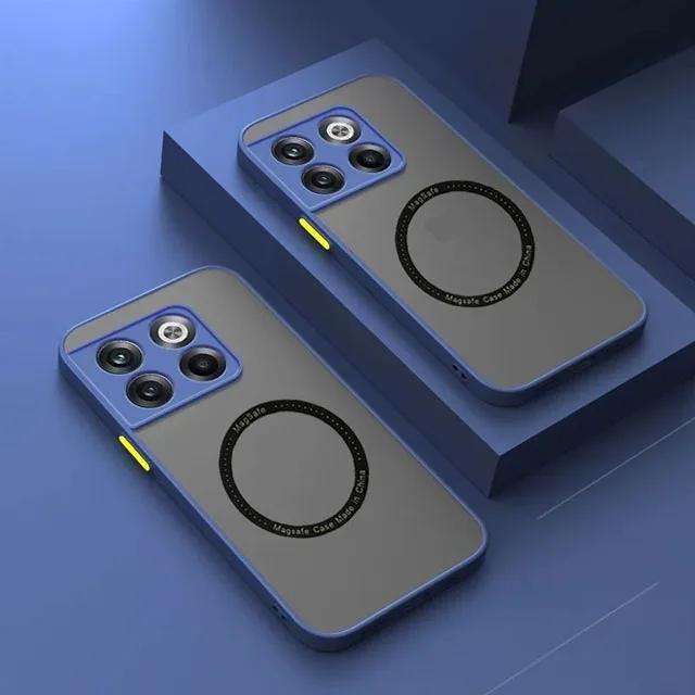 Для Magsafe Роскошный силиконовый чехол для телефона для Oneplus 12 11 9 R RT 8 7 10 10T Pro Магнитная крышка для беспроводной зарядки