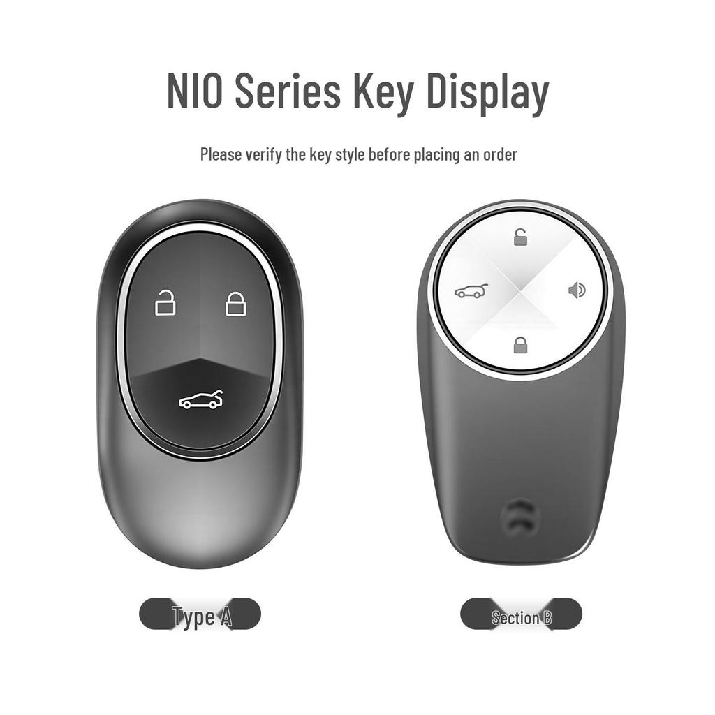 Оригинальный кожаный чехол для ключей с пряжкой для Nio ES8/ES6/ET5/ET7/EC6/EC7 ES7