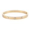 Gold Plating Lover Bracelets&Bangles for Women Rose Gold Color  Charming CZ Cuff Bracelet Luxury Jewellery Gifts AVE
