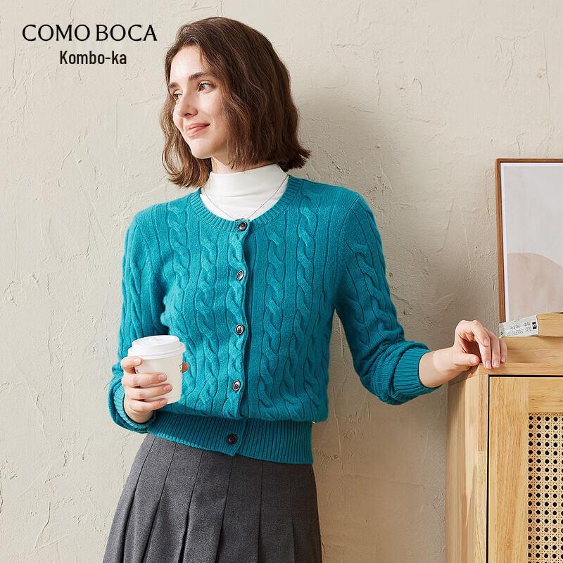 Women's Autumn/Winter Cashmere Cable Knit Cardigan