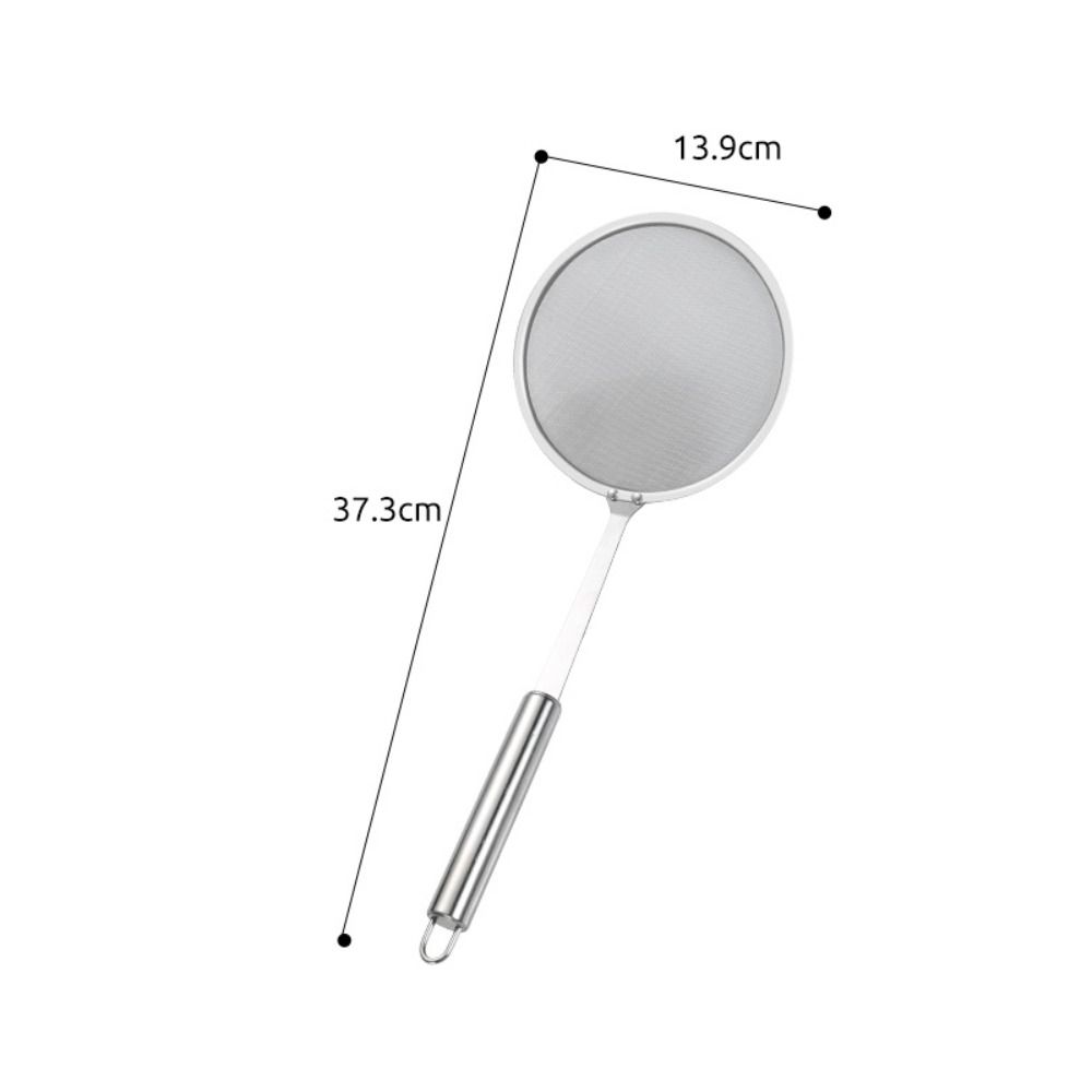 Percolator Oil Pot Filter Mesh Stainless Steel Soup Skimmer Spoon New Fried Food Net Strainer