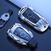 Чехол для дистанционного ключа автомобиля из цинкового сплава для Mercedes Benz ACEGS Class GLA GLC CLE W124 W176 W223 W206 S350L S400L S450L