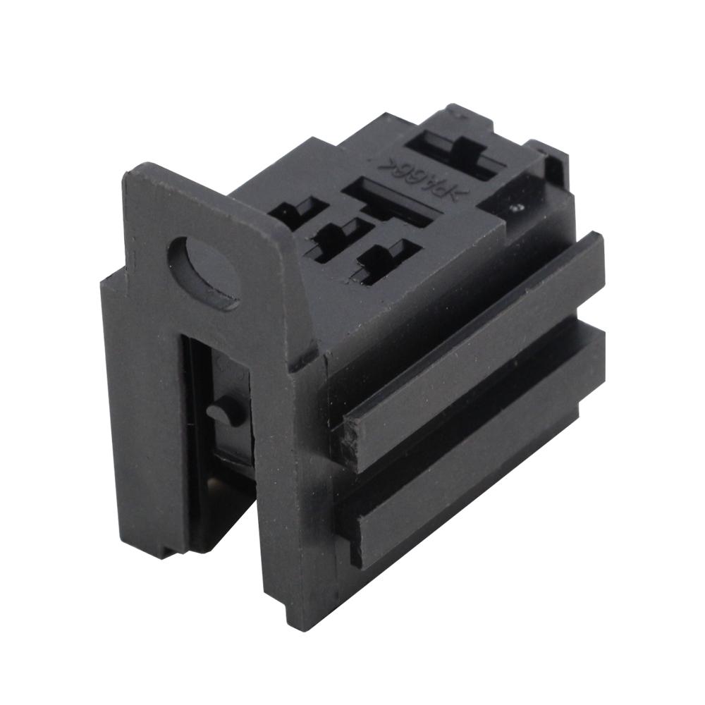 5 Sets/Lot Violet Car Relay Socket Without Wire with Terminal Modified Nylon Flame Retardant Relays 5