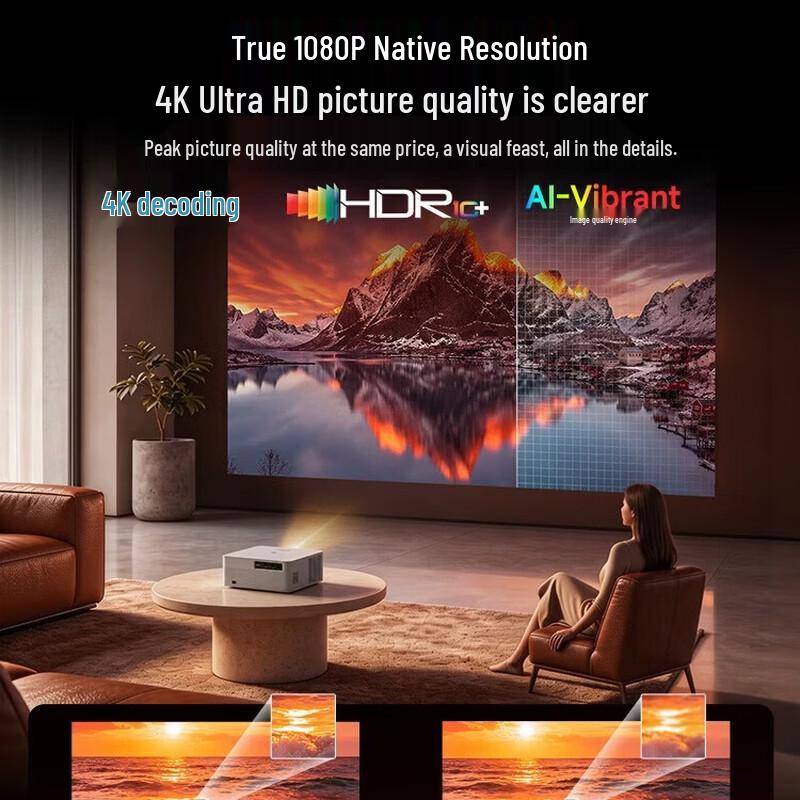 Philips NeoPix 647 1300CVIA Smart Home Projector (CN version)