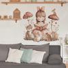 Читающая маленькая девочка Спальня Гостиная Домашний фон Наклейки для стен Декор Съемная Домашняя Художественная Наклейка
