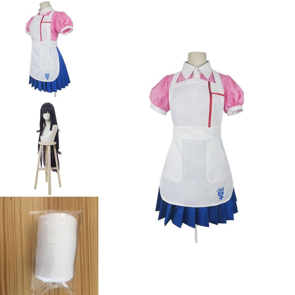 Унисекс Женский Костюм Платье Костюм Микан Цумики из Danganronpa