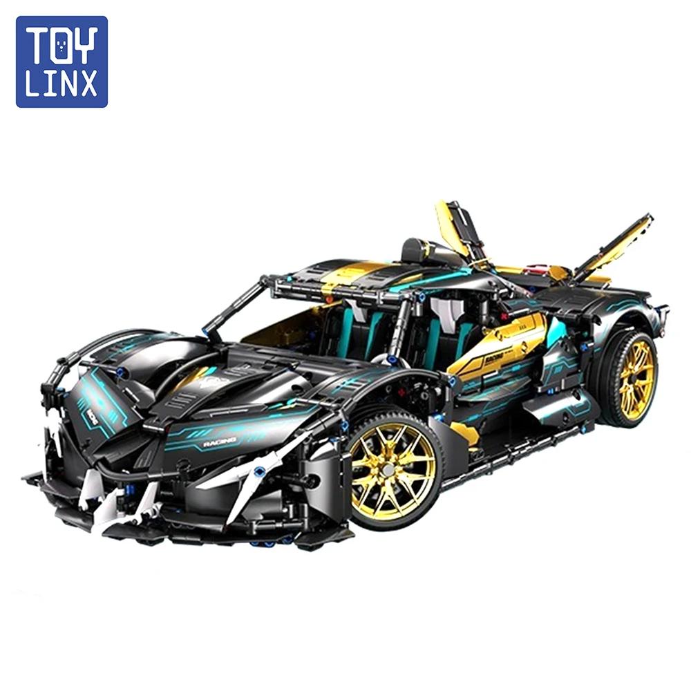 TOYLINX 1:10 2113pcs Sports Car Model Building Blocks Children's Educational Mechanical Assembly Ornaments Children's Toys Gift