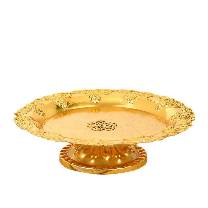 Высококлассный десертный стол, поднос для торта на день рождения, поднос для свадебной вечеринки, маленькая поворотная тарелка, блюдо с фруктами, украшение дома