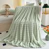 White Luxury Imitation Fur Plush Blanket Warm Super Soft Blankets Bed Sofa Cover Fluffy Throw Blanket for Bedroom Couch Travel