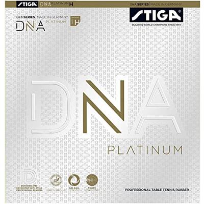 Накладка для настольного тенниса STIGA, Тип с натяжением, Гладкая накладка, DNA Platinum H Черный, Очень толстая, 1712060121