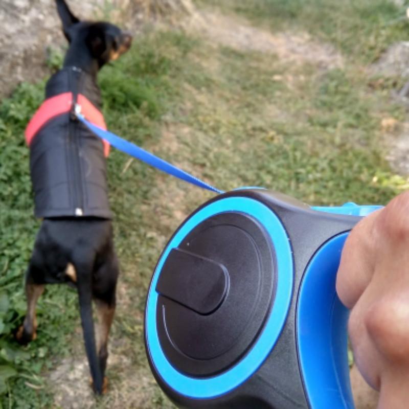 Длинный прочный поводок для больших собак Прочный нейлоновый выдвижной поводок для выгула большой собаки