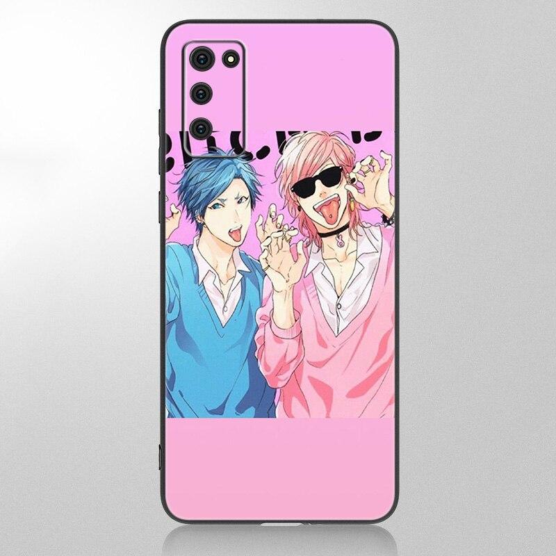 Чехол для телефона с изображением аниме Yarichin Club для Samsung Galaxy A12 A02S A22 A32 A52 A72 A71 A51 A41 A31 A21 A11 A50 A70 A10S A20S, черный чехол
