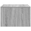 Wall Mounted Desk Grey Sonoma 60 x 45 x 30 cm Particleboard