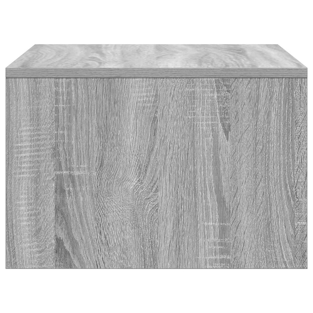 Wall Mounted Desk Grey Sonoma 60 x 45 x 30 cm Particleboard