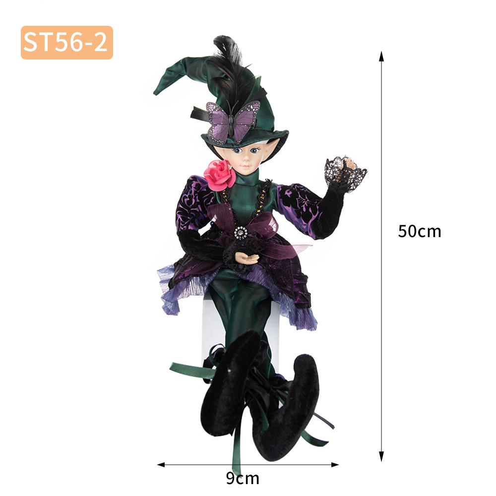 Новые подвесные игрушки-эльфы ручной работы, рождественские куклы, плюшевые украшения на елку, подарки на Хэллоуин, украшения на год