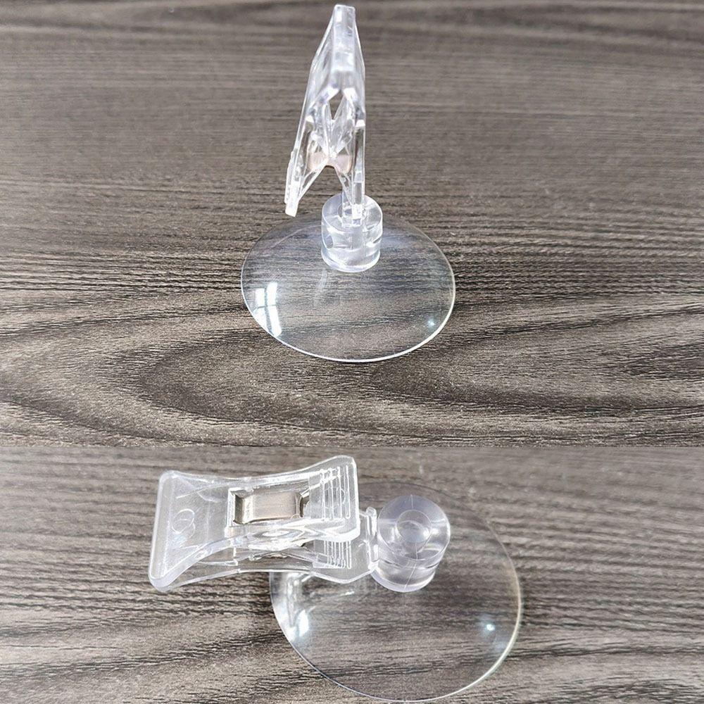 10Pcs 360° Rotatable Suction Cup Clip Multifunctional Retail Sign Clip Price Tag Holder Kitchen Use